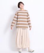 トロワ天竺 ワイドボーダー　バスクT